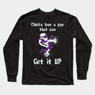 Get it up Excite Bike Purple Long Sleeve T-Shirt